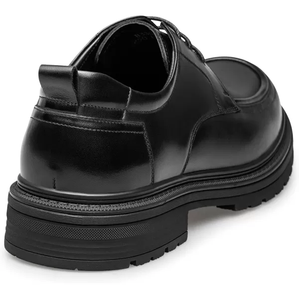 Mens Derby Shoes  Genuine Leather Comfortable Casual B33013 23 WinterBlack