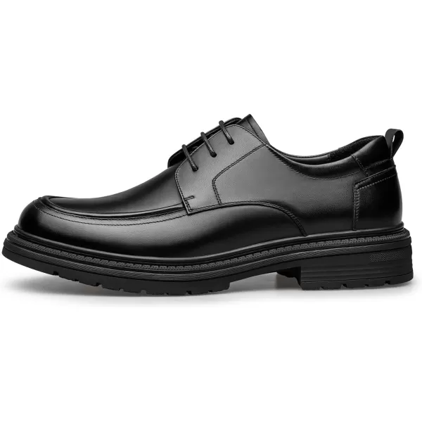 Mens Derby Shoes  Genuine Leather Comfortable Casual B33013 23 WinterBlack