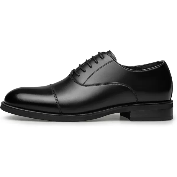 Mens Derby Shoes  Genuine Leather Wide FitCap Toe B33011 23 WinterBlack