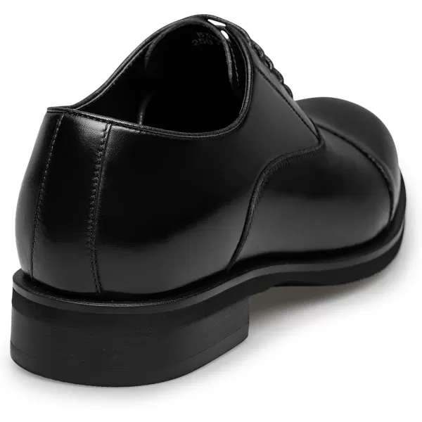 Mens Derby Shoes  Genuine Leather Wide FitCap Toe B33011 23 WinterBlack