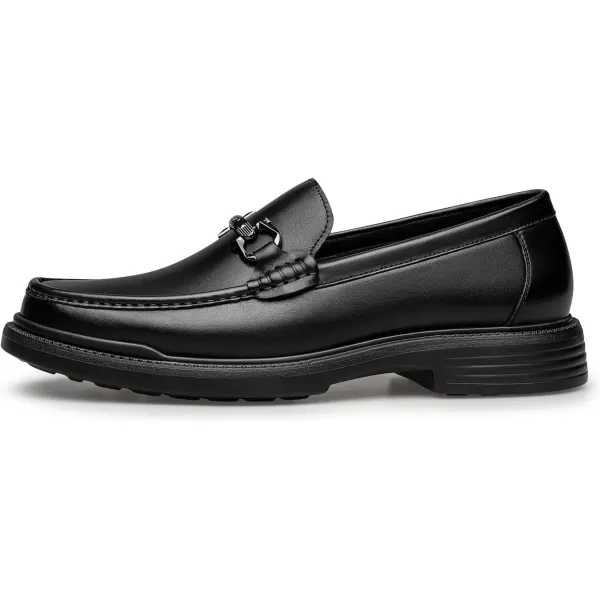 Mens Horsebit Loafers ampamp Slipons Oxford Leather Shoes for Men XDF1868 24 SpringBlack