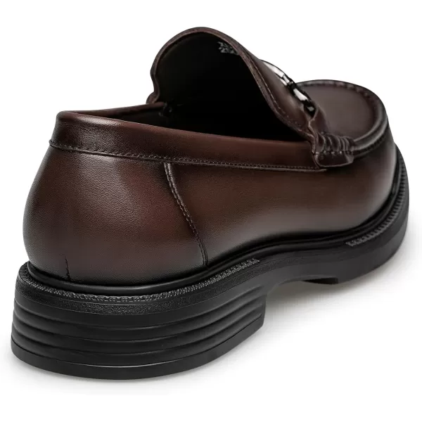 Mens Horsebit Loafers ampamp Slipons Oxford Leather Shoes for Men XDF1868 24 SpringBrown