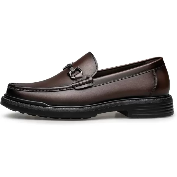 Mens Horsebit Loafers ampamp Slipons Oxford Leather Shoes for Men XDF1868 24 SpringBrown