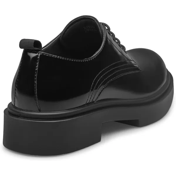 Mens Oxford Shoes  Patent Leather with HeightIncreasing Soles B33009 23 WinterBlack