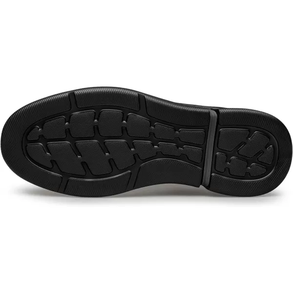 Mens Sneakers  Genuine Leather PullOn Laceless Shoes Convenient and Quick R33571 23 WinterBlack