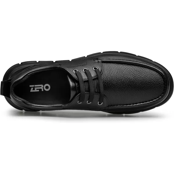 Mens Sneakers  Soft Genuine Leather Comfortable Fit D33388X 23 WinterBlack