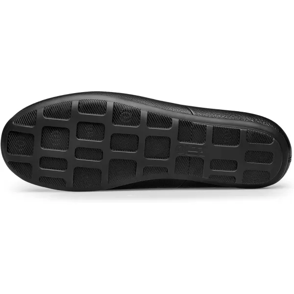ZRO Couples Loafers ampamp Slipons no Heel Driving Indoor Shoes Fashion Buckskin Leather Shoes for Men Women 22 ModelBlack