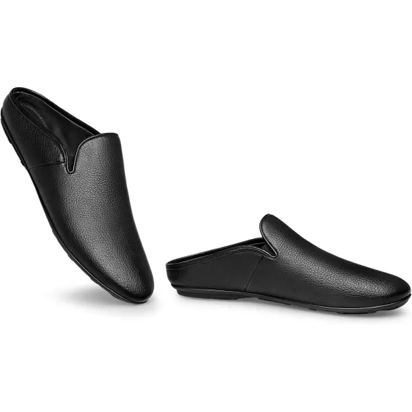 ZRO Couples Loafers ampamp Slipons no Heel Driving Indoor Shoes Fashion Buckskin Leather Shoes for Men Women 22 ModelBlack