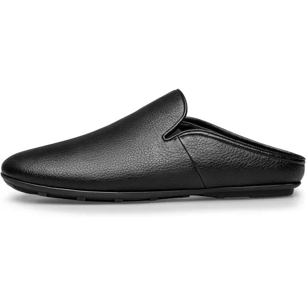 ZRO Couples Loafers ampamp Slipons no Heel Driving Indoor Shoes Fashion Buckskin Leather Shoes for Men Women 22 ModelBlack