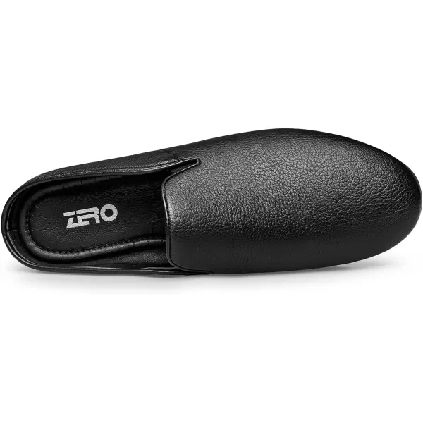ZRO Couples Loafers ampamp Slipons no Heel Driving Indoor Shoes Fashion Buckskin Leather Shoes for Men Women 22 ModelBlack