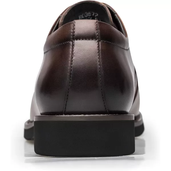 ZRO Mens B572 Full Grain Business Oxfords ShoesBrown
