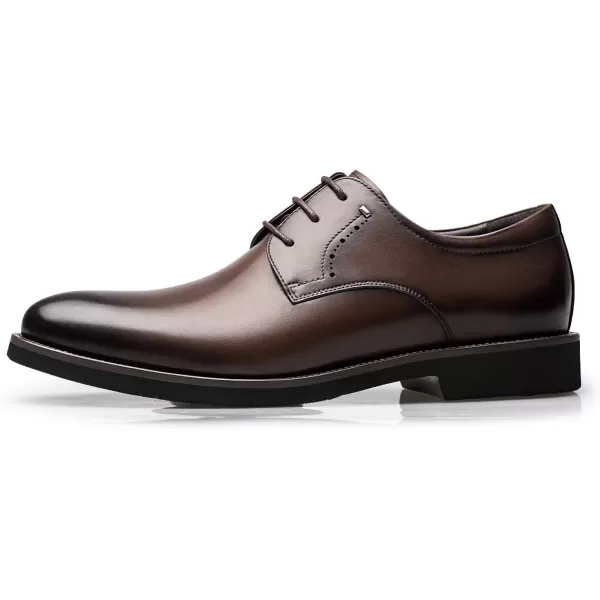 ZRO Mens B572 Full Grain Business Oxfords ShoesBrown