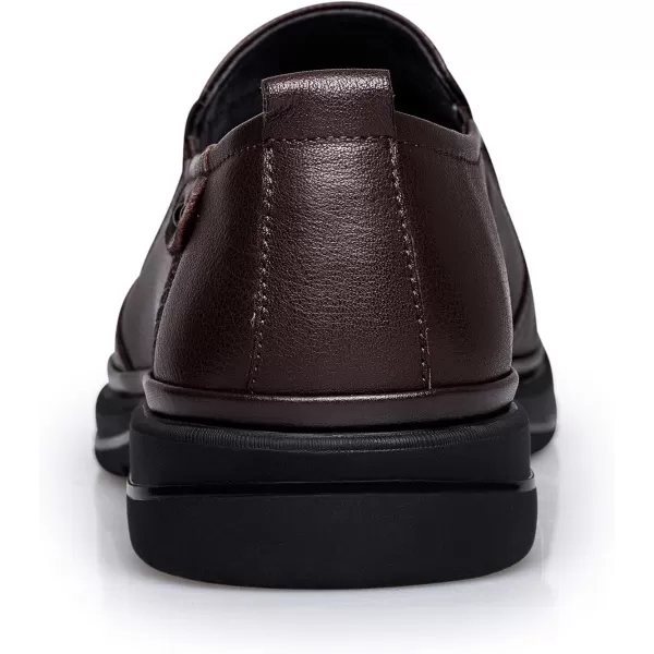 ZRO Mens D309 Elastic Side Casual LoaferBrown