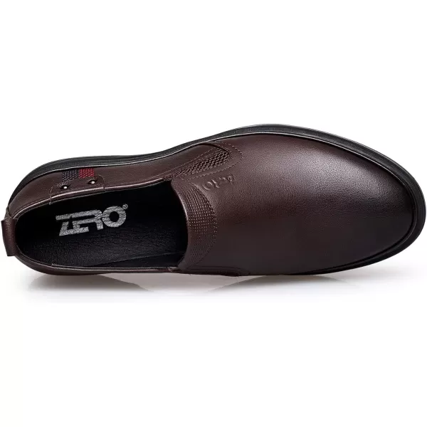 ZRO Mens D309 Elastic Side Casual LoaferBrown