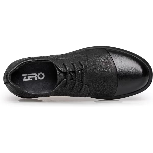 ZRO Mens D331 Walk Cap Toe Modern OxfordsBlack