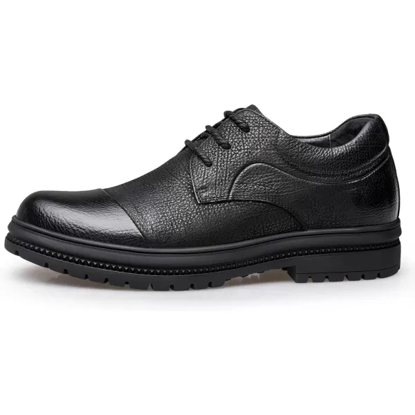 ZRO Mens D331 Walk Cap Toe Modern OxfordsBlack
