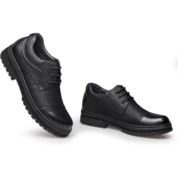 ZRO Mens D331 Walk Cap Toe Modern OxfordsBlack