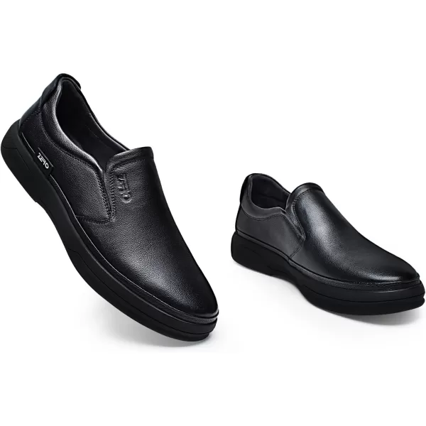 ZRO Mens D528 Elastic Dress LoaferBlack