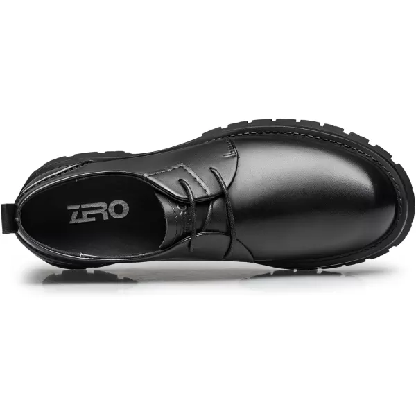 ZRO Mens D802 Slip Resistant Casual OxfordsBlack