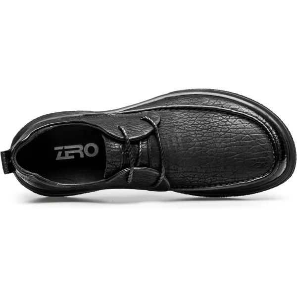 ZRO Mens H822 Walk Moc Toe Casual OxfordsBlack
