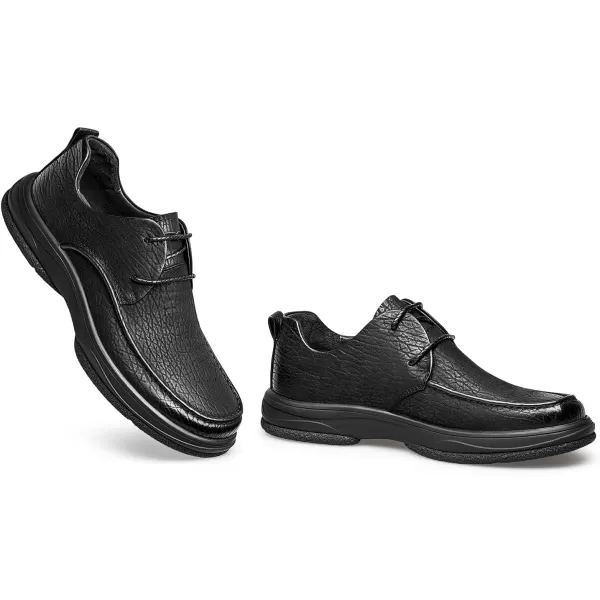 ZRO Mens H822 Walk Moc Toe Casual OxfordsBlack