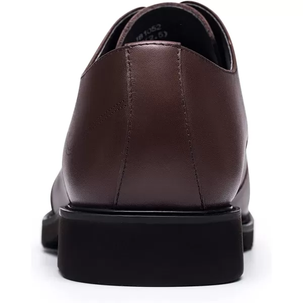 ZRO Mens J052 Cap Toe Modern Dress OxfordsBrown