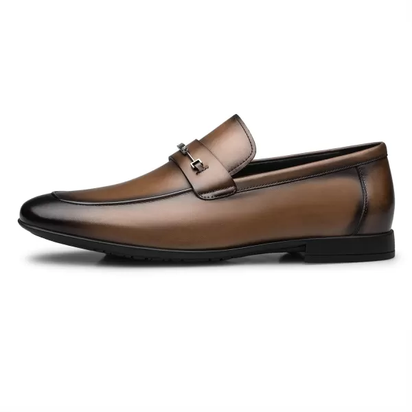 ZRO Mens Loafers ampamp Slipons for Dress Shoes Leather Soft Formal Penny Loafer B1316923 SpringBrown