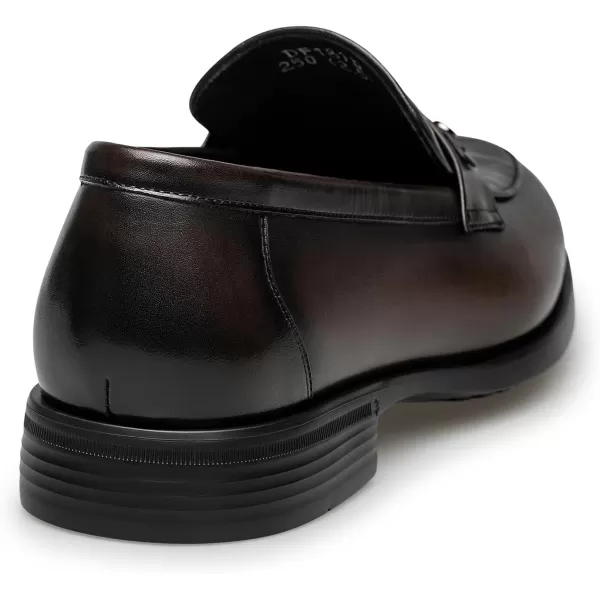 ZRO Mens Penny Loafers Dress Leather Shoes for Men DF1816 24 SpringBrown