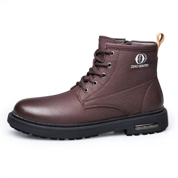ZRO Mens R859 Side Zipper Oxford BootsBrown
