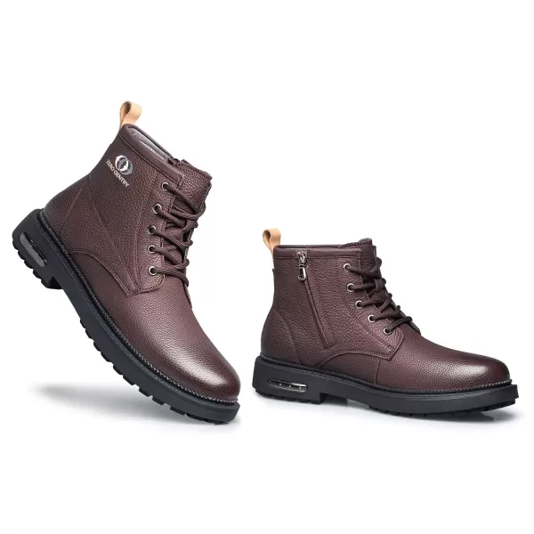 ZRO Mens R859 Side Zipper Oxford BootsBrown