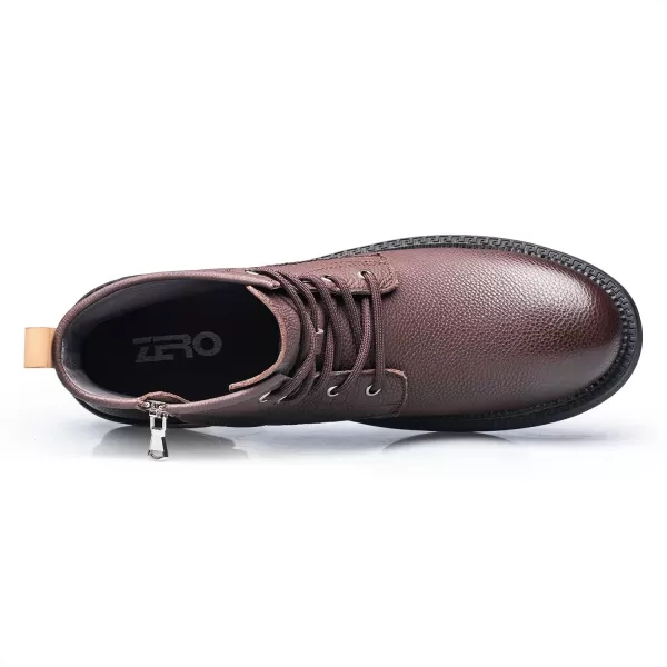 ZRO Mens R859 Side Zipper Oxford BootsBrown