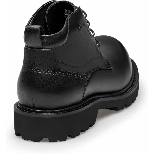 ZRO Mens R967 Walking Dress Oxford Boots Black US 7