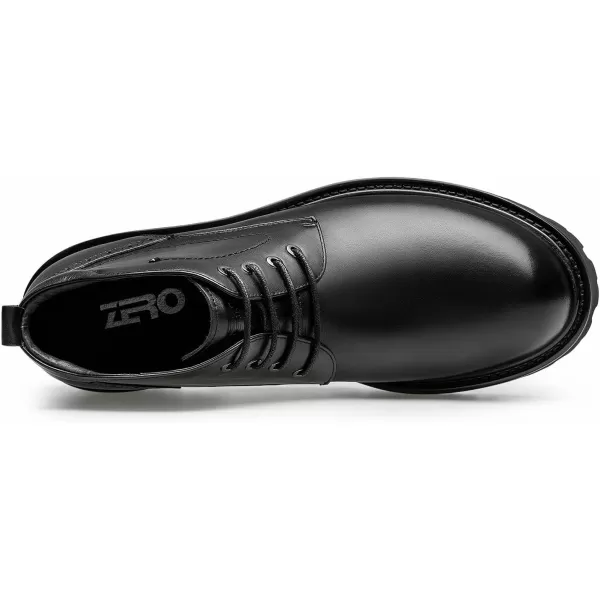 ZRO Mens R967 Walking Dress Oxford Boots Black US 8