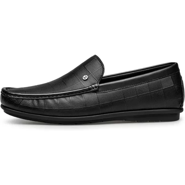 ZRO Mens driving loafers wide comfort leather shoes for men NF1801 24 SpringBlack