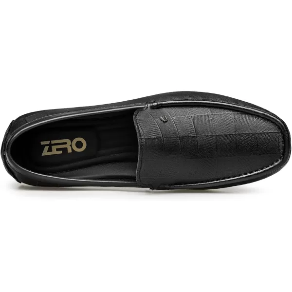ZRO Mens driving loafers wide comfort leather shoes for men NF1801 24 SpringBlack