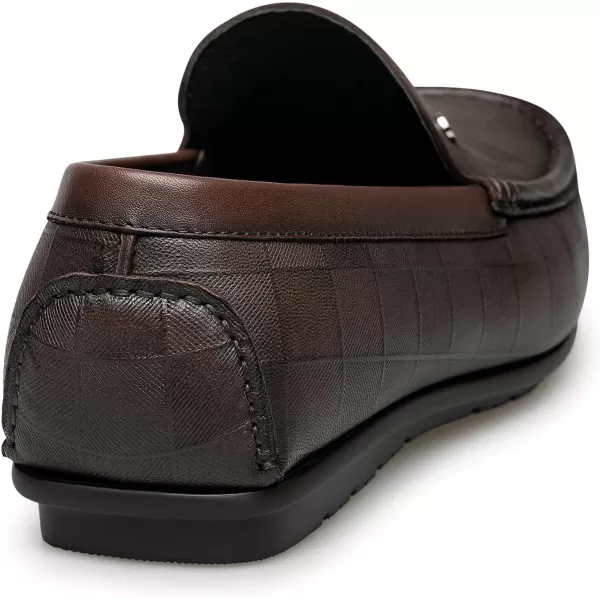 ZRO Mens driving loafers wide comfort leather shoes for men NF1801 24 SpringBrown