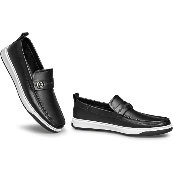 ZRO Mens loafers ampamp slipons casual sneakers driving shoes for men 22 modelBlack