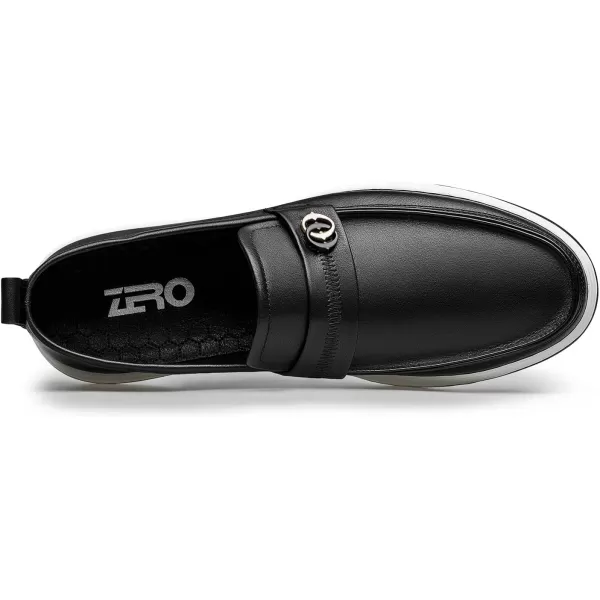 ZRO Mens loafers ampamp slipons casual sneakers driving shoes for men 22 modelBlack