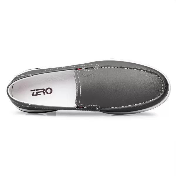 ZRO Mens loafers ampamp slipons wide width driving shoes for men leather 22 modelGrey