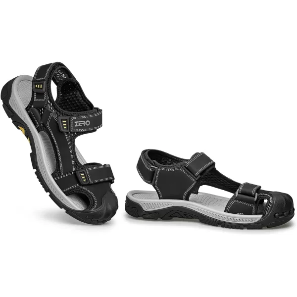ZRO Mens outdoor sandals closed toe sport sandals for men R1318723 SpringBlack