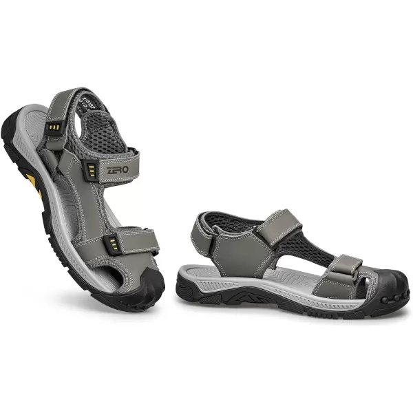ZRO Mens outdoor sandals closed toe sport sandals for men R1318723 SpringGrey