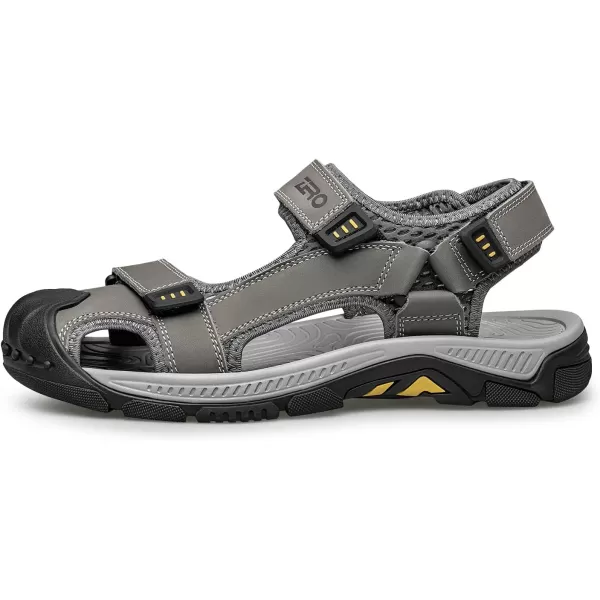 ZRO Mens outdoor sandals closed toe sport sandals for men R1318723 SpringGrey