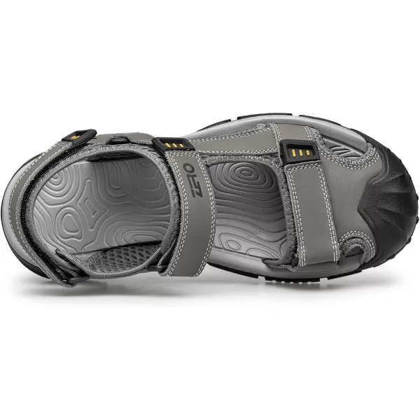ZRO Mens outdoor sandals closed toe sport sandals for men R1318723 SpringGrey