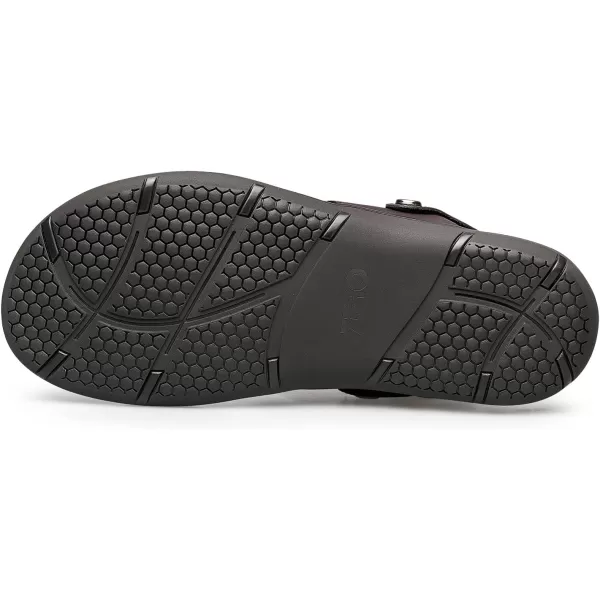 ZRO Mens sandals leather fishermen for outdoor 22 modelBrown