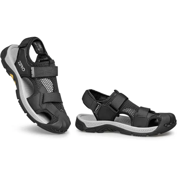 ZRO Mens sandals steel outdoor shoes for men 22 modelBlack