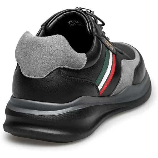 ZRO Mens slip on sneakers no lace type Sude leather shoes for men Y1223396WinterBlack