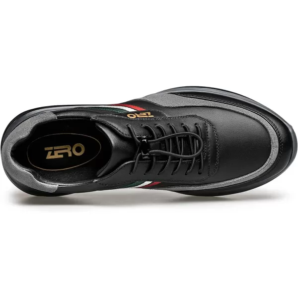 ZRO Mens slip on sneakers no lace type Sude leather shoes for men Y1223396WinterBlack