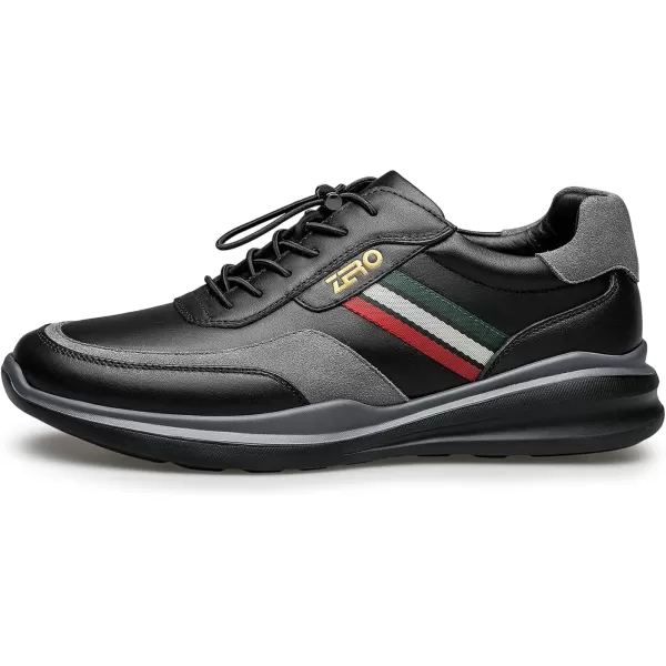 ZRO Mens slip on sneakers no lace type Sude leather shoes for men Y1223396WinterBlack