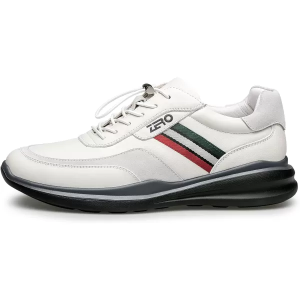 ZRO Mens slip on sneakers no lace type Sude leather shoes for men Y1223396WinterWhite