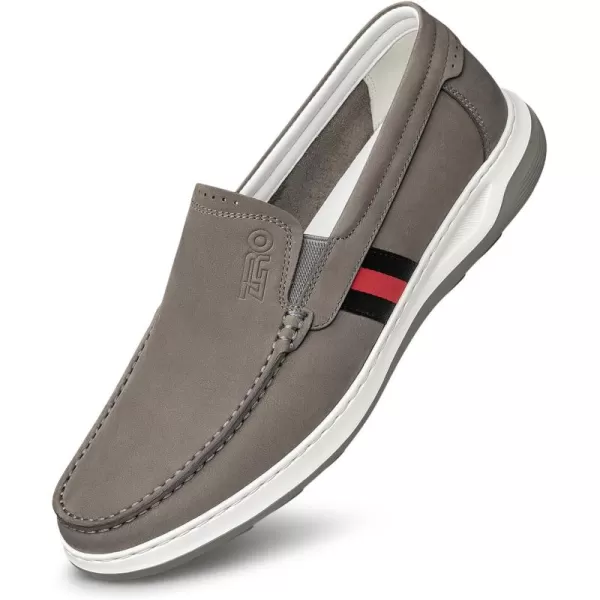 Loafer Mens Genuine Leather UTip Perforated Fit for Summer RF1926 24 SpringGrey